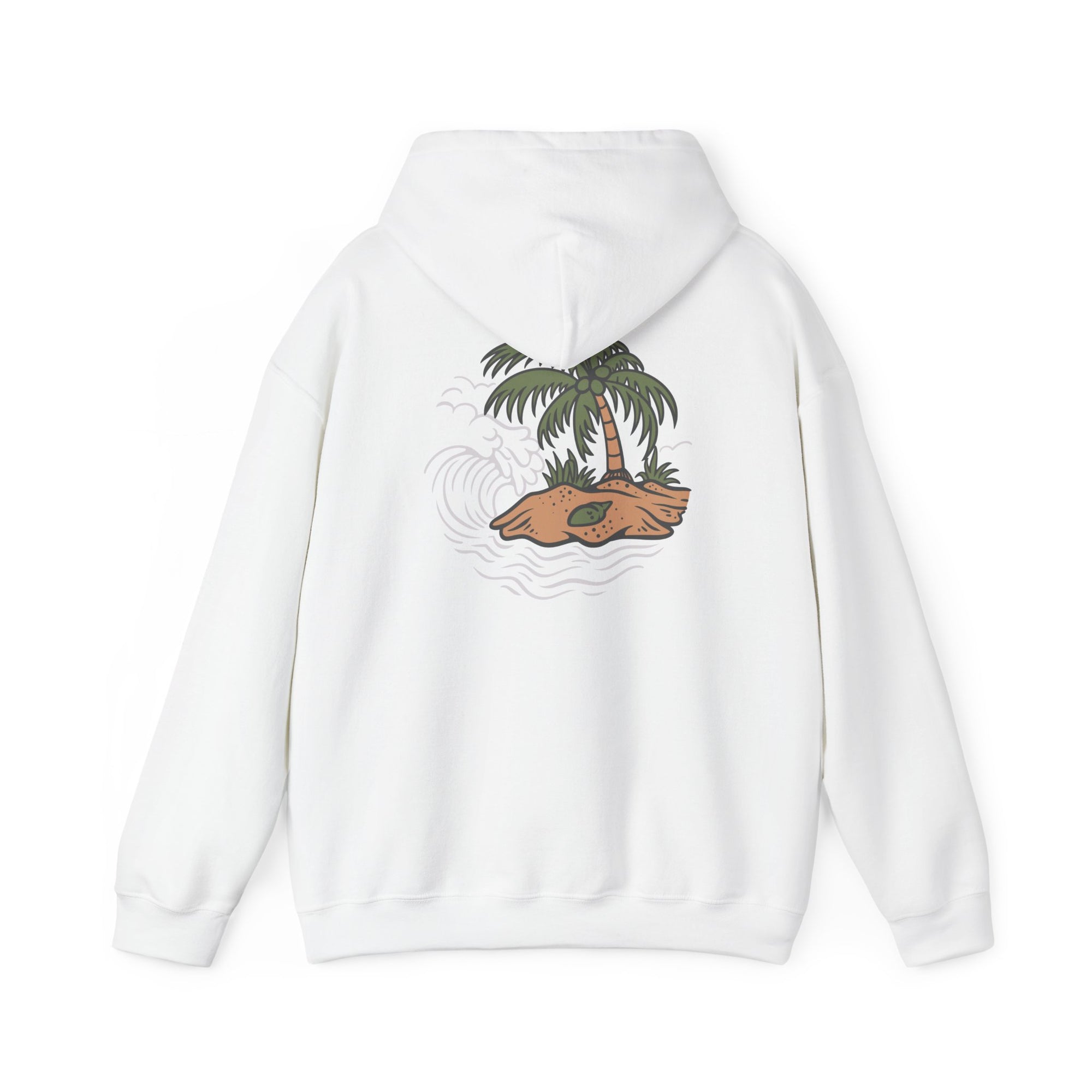 Tropical Vibes Hoodie - Unisex Heavy Blend™ Sweatshirt, Casual Beach Wear, Gift for Travelers, Summer Fashion, Island Style Apparel
