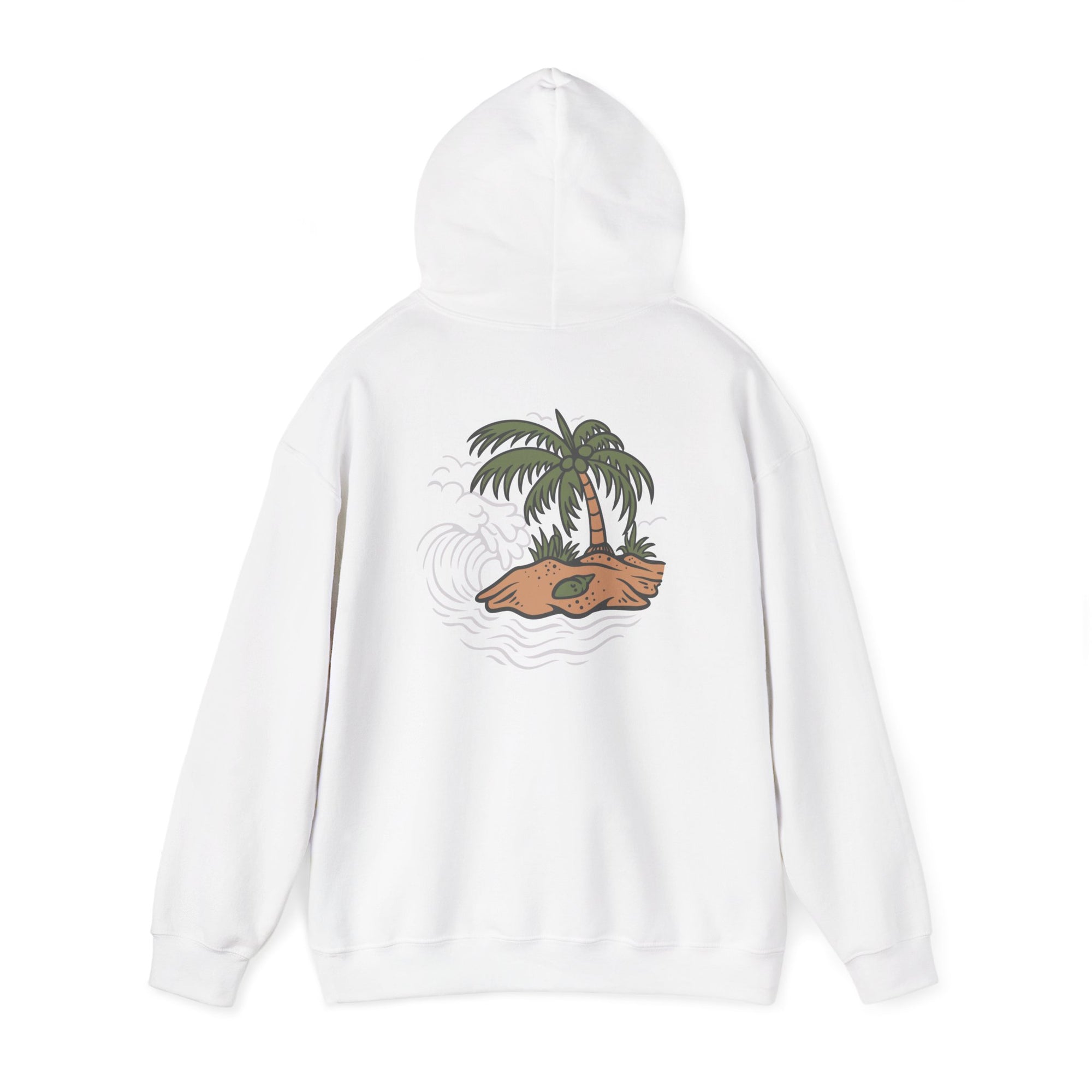 Tropical Vibes Hoodie - Unisex Heavy Blend™ Sweatshirt, Casual Beach Wear, Gift for Travelers, Summer Fashion, Island Style Apparel