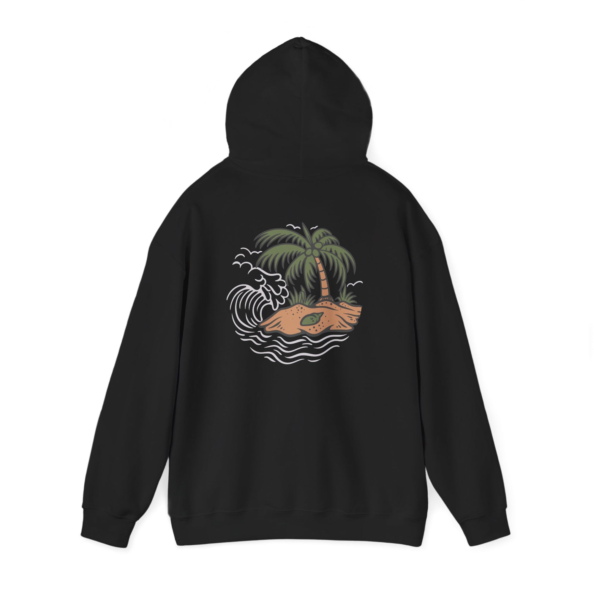 Tropical Vibes Hoodie - Unisex Heavy Blend™ Sweatshirt, Casual Beach Wear, Gift for Travelers, Summer Fashion, Island Style Apparel