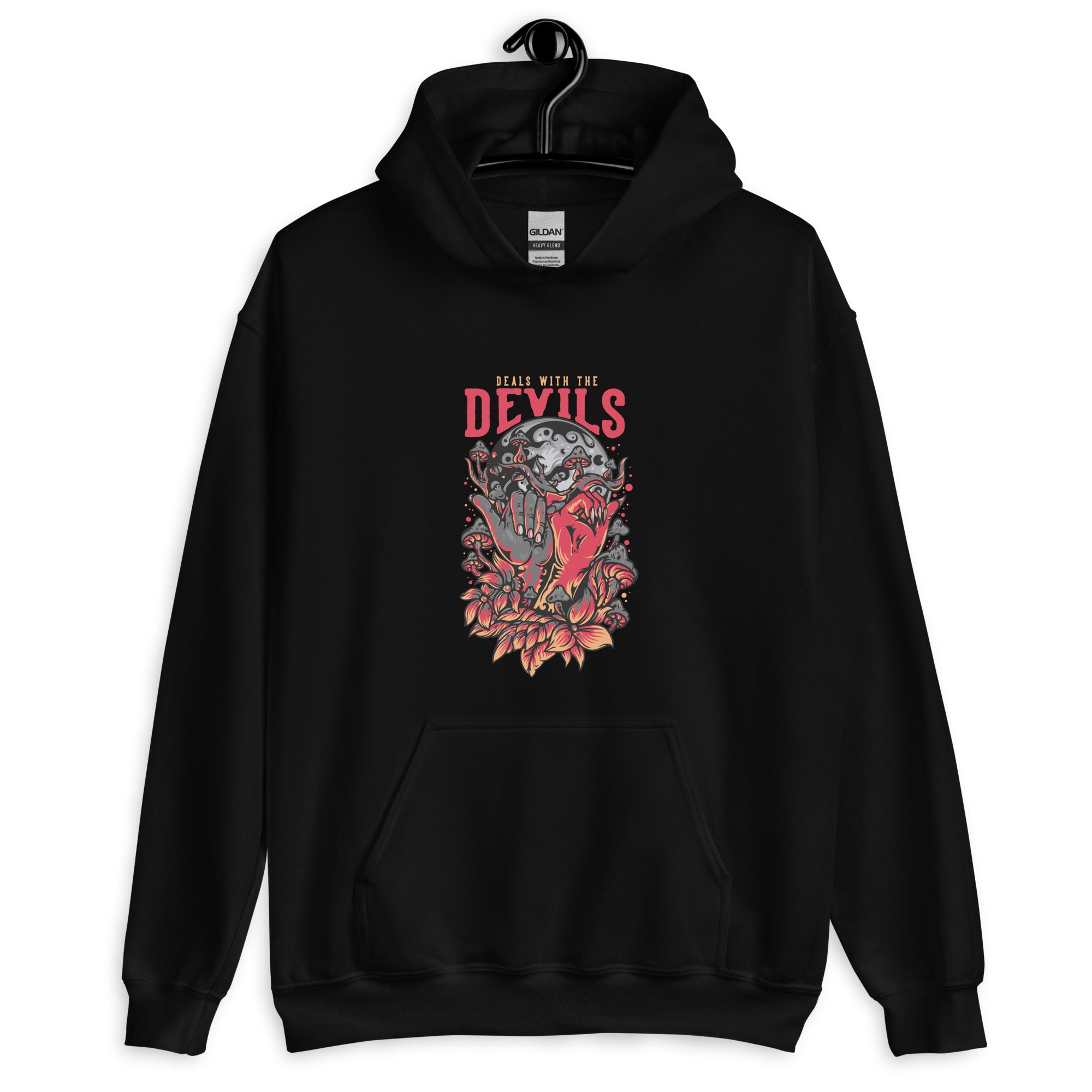 The Devil Deals-Front Design Unisex Hoodie