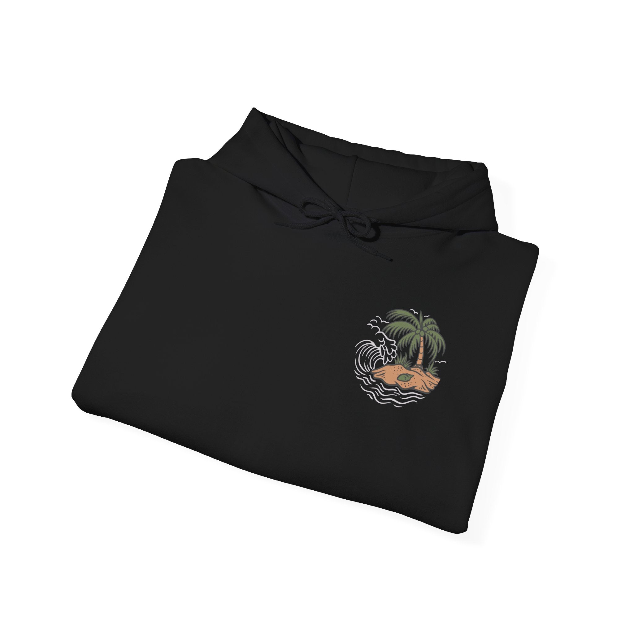 Tropical Vibes Hoodie - Unisex Heavy Blend™ Sweatshirt, Casual Beach Wear, Gift for Travelers, Summer Fashion, Island Style Apparel