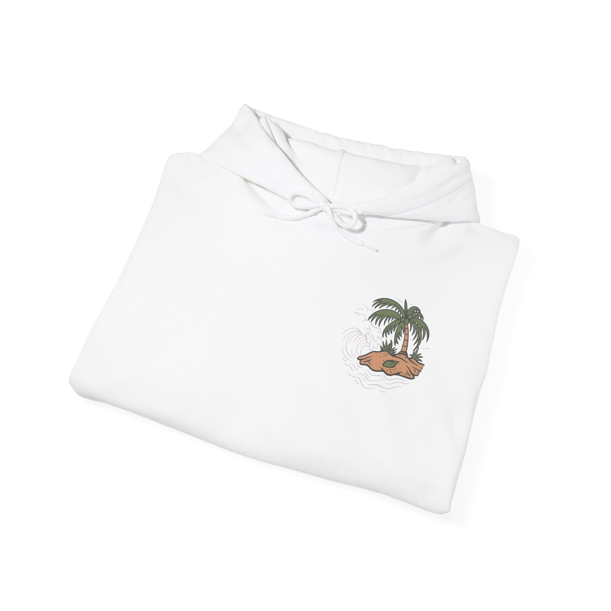 Tropical Vibes Hoodie - Unisex Heavy Blend™ Sweatshirt, Casual Beach Wear, Gift for Travelers, Summer Fashion, Island Style Apparel